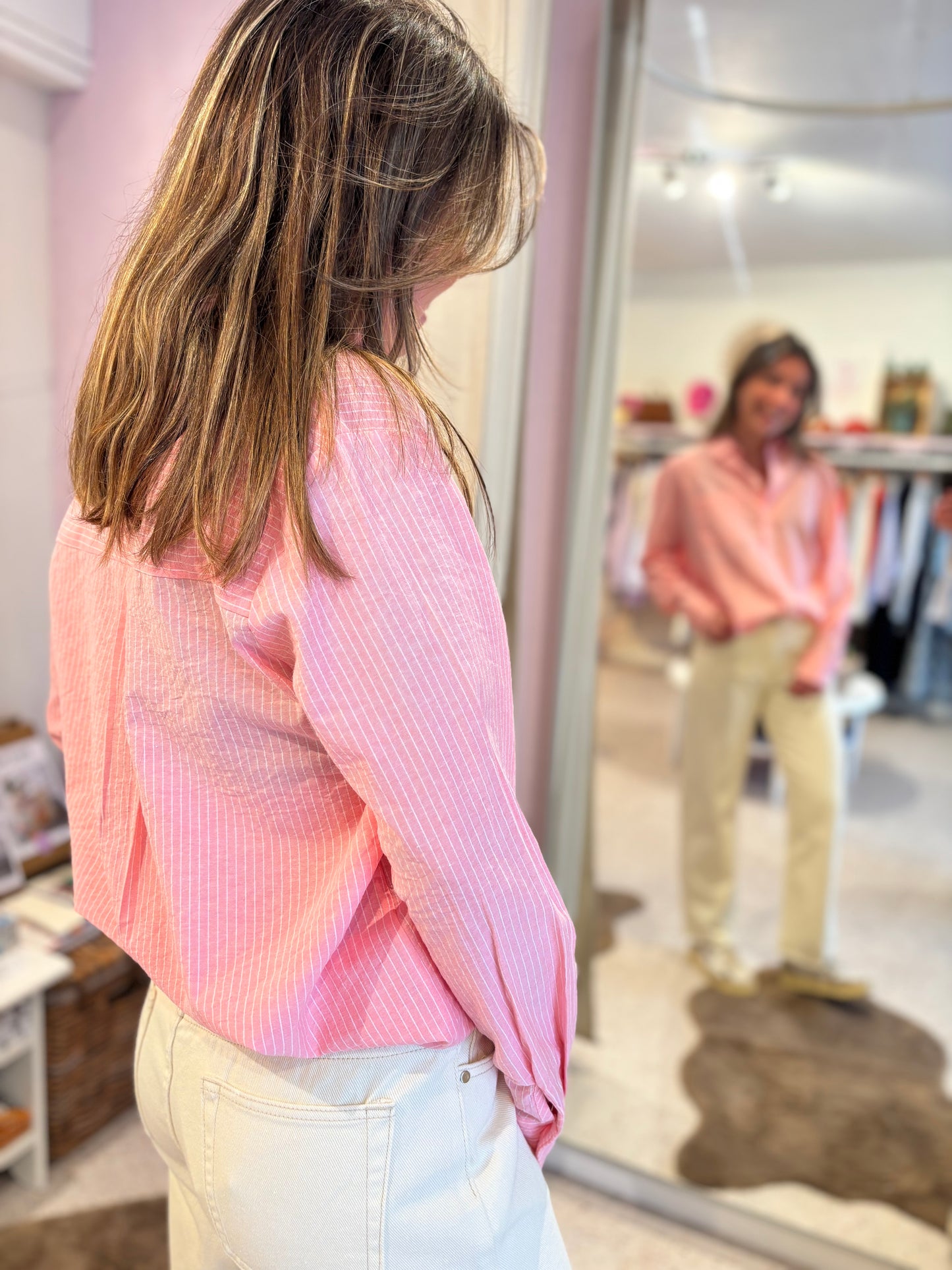 Pink stripes