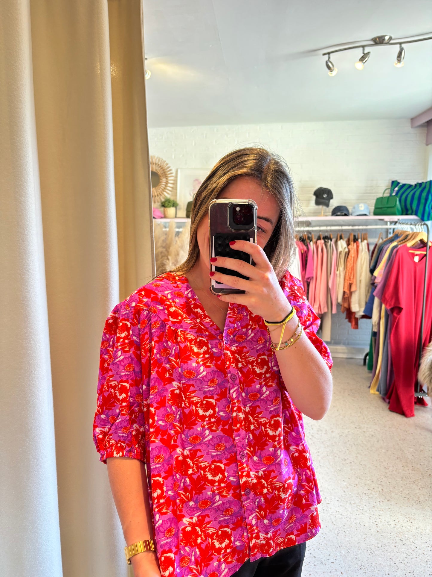 Flower vibes - rood