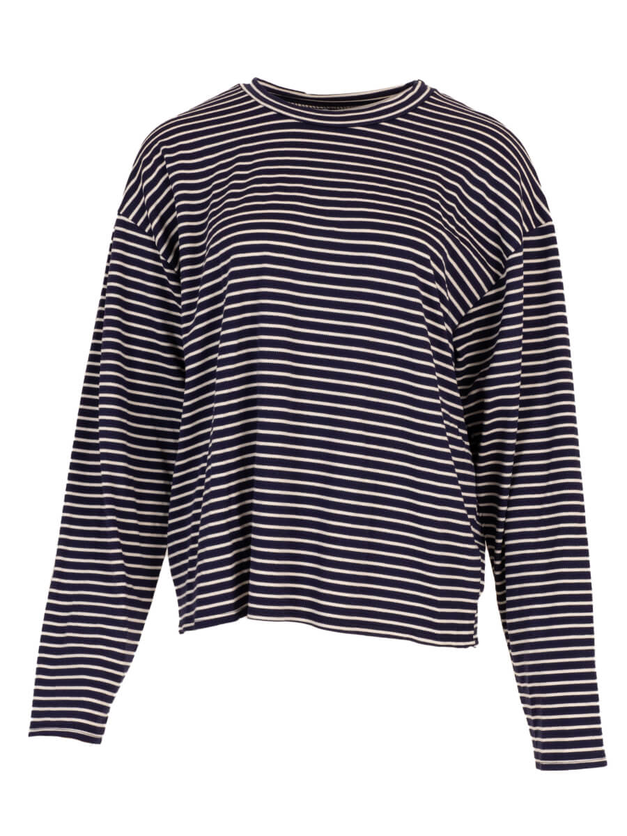 oversized streepjes t-shirt