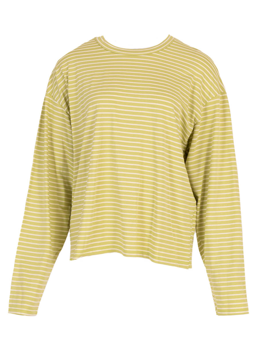 oversized streepjes t-shirt