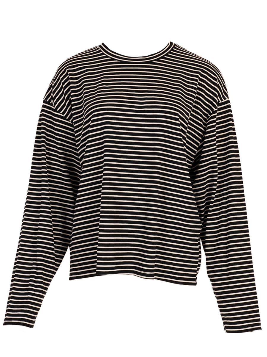 oversized streepjes t-shirt