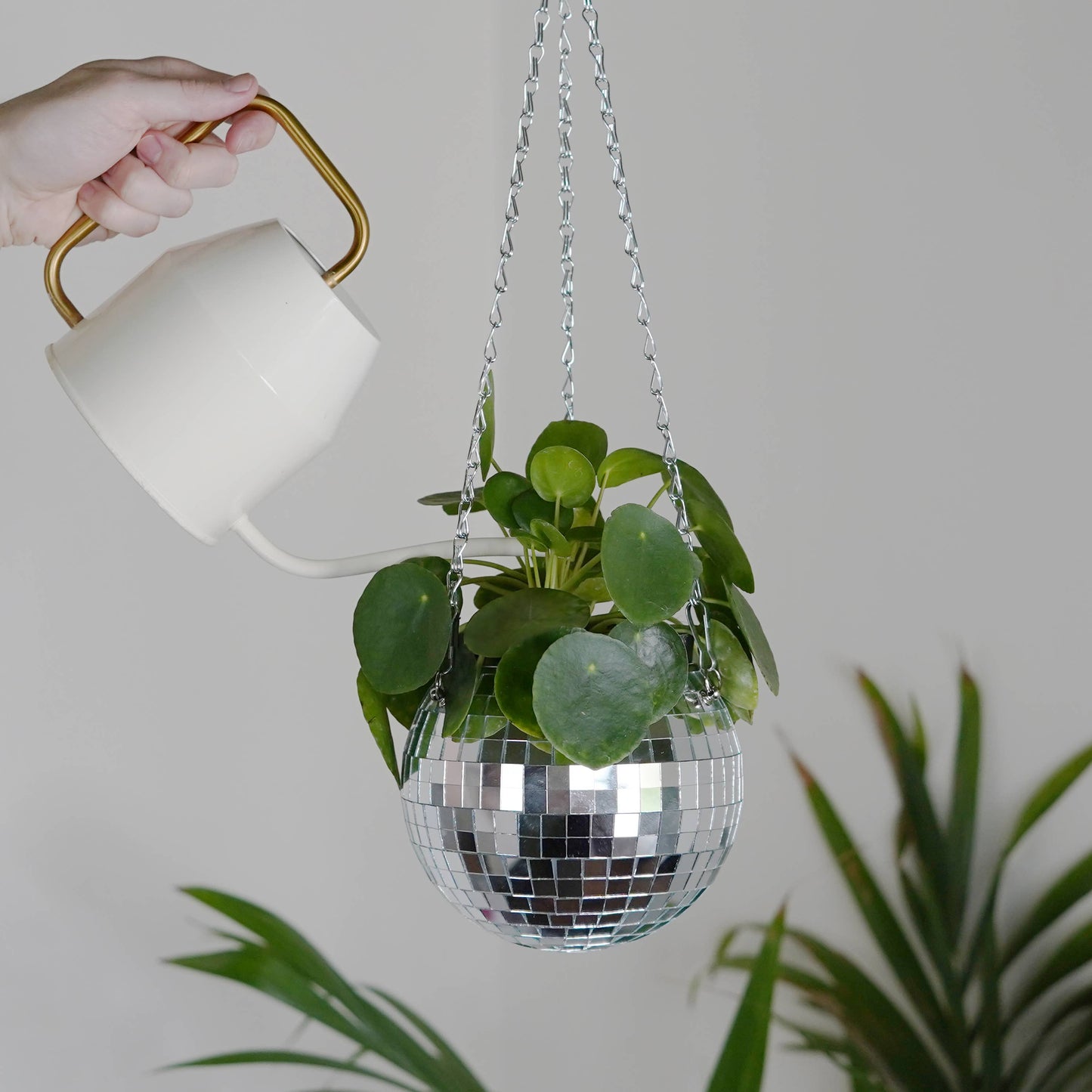 Disco Ball hangende plantenbak (6 inch)