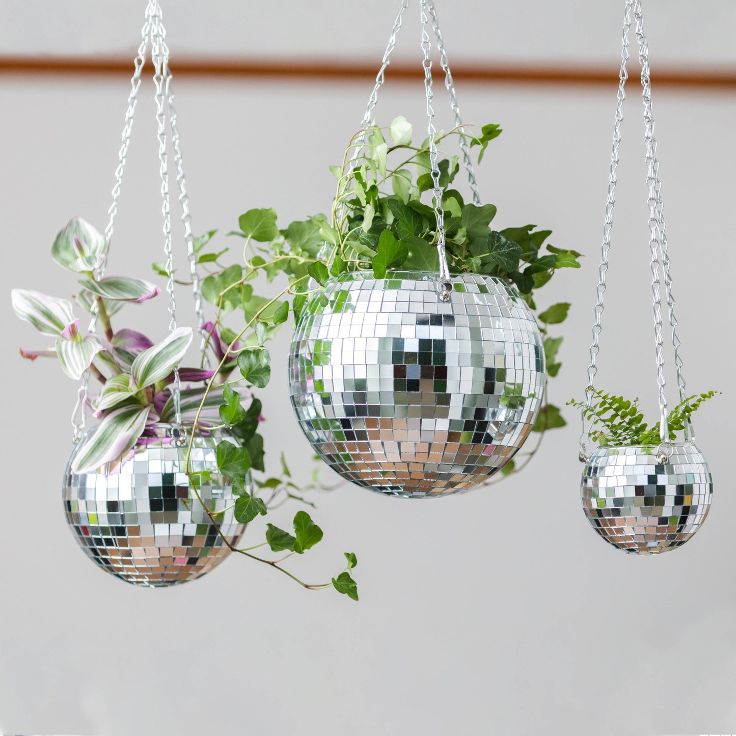 Disco Ball hangende plantenbak (6 inch)