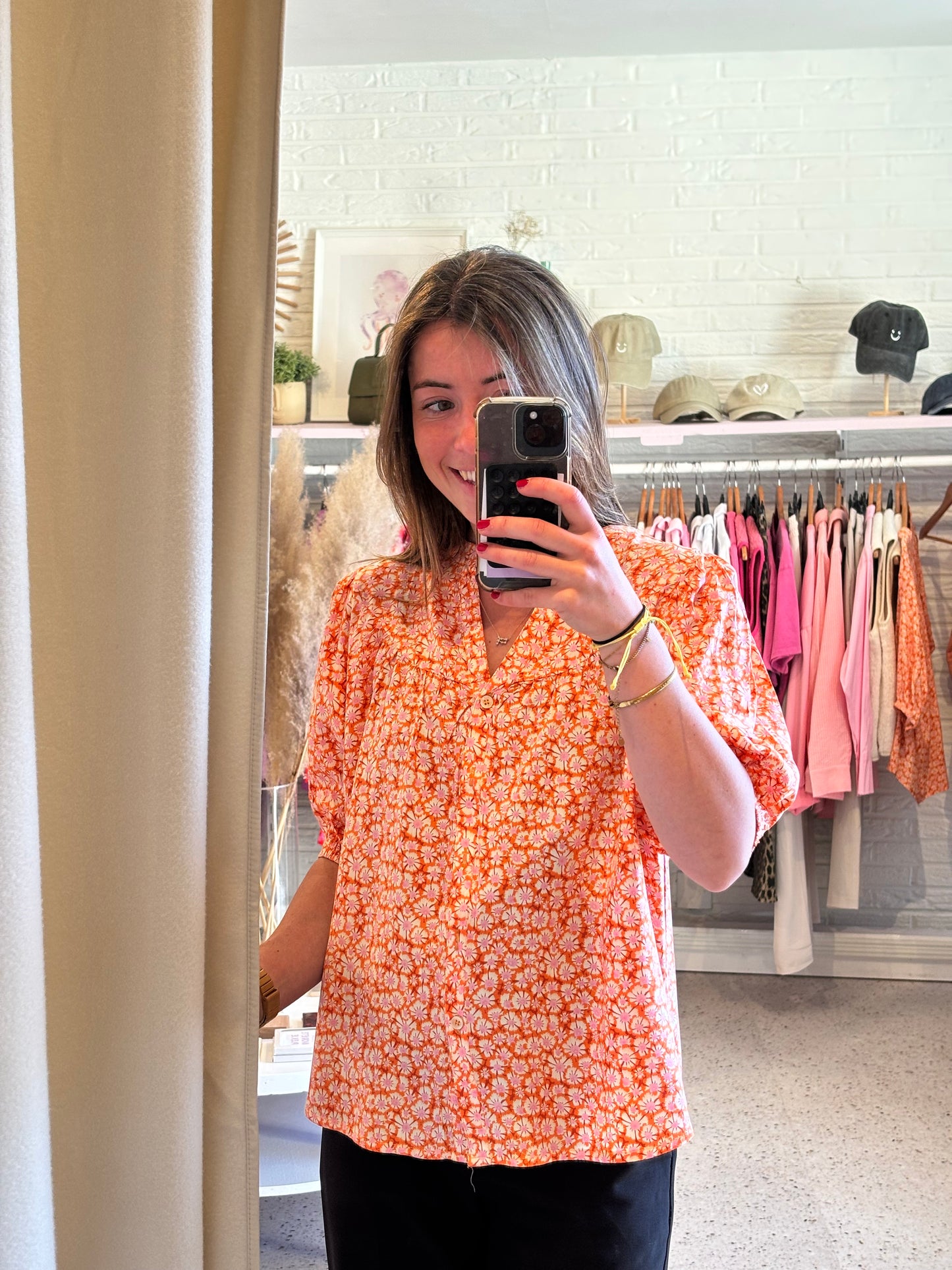 Flower vibes - oranje