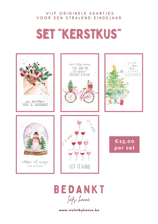 kerstset "kerstkus"