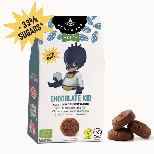 Chocolate Kid 100g - Chocolade- en amandelkoekjes