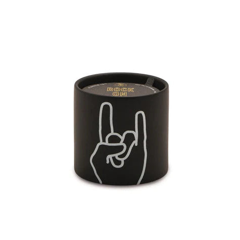 Rock-on candle